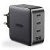 Зарядное устройство Ugreen CD226 3xUSB 100W (3xUSB-C + USB-A) Black (40747)