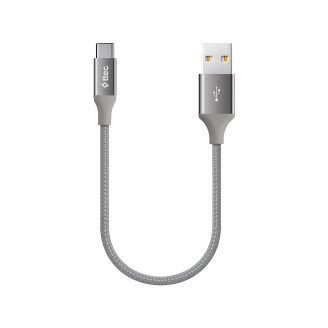 Кабель Ttec AlumiCable Mini USB - USB Type-C (M/M), 0.3 м, Dark-Gray (2DK26UG)