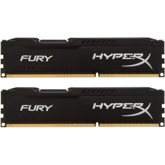 Модуль памяти DDR3 2x8GB/1600 Kingston HyperX Fury Black (HX316C10FBK2/16)