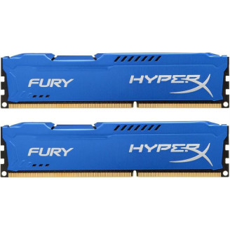 Модуль памяти DDR3 2x4GB/1600 Kingston HyperX Fury Blue (HX316C10FK2/8)