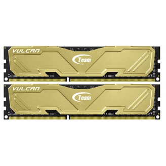 Модуль памяти DDR3 2x8GB/1600 Team Vulcan Yellow (TLYED316G1600HC9DC01)