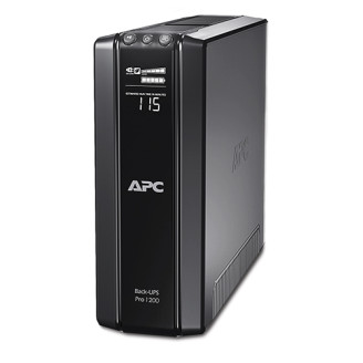 ИБП APC Back-UPS Pro 1200VA, CIS, Lin.int., AVR, 6 х Schuko, USB, RS232, RJ-11, RJ45, металл (BR1200G-RS)