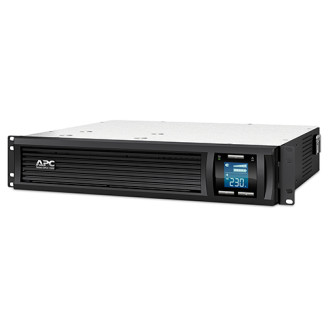 ИБП APC Smart-UPS C RM 1500VA LCD (SMC1500I-2U), Line-Int, 4 х IEC, RJ-45, USB, металл