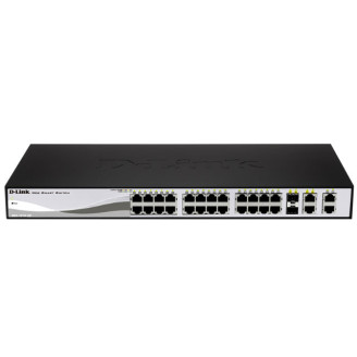 Коммутатор D-Link DES-1210-28 24port 10/ 100 4 port Combo/ SFP