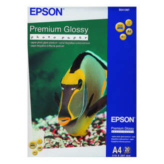 Фотобумага EPSON Premium Glossy Photo Paper глянцевая 255г/м2 A4 20л (C13S041287)