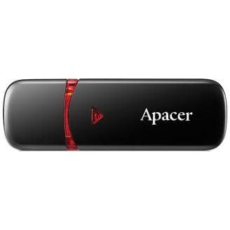 Флеш-накопитель USB  16GB Apacer AH333 Black (AP16GAH333B-1)