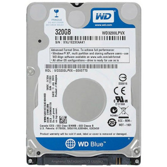 Накопитель HDD 2.5 SATA  320GB WD Blue 5400rpm 16MB (WD3200LPCX) Refurbished