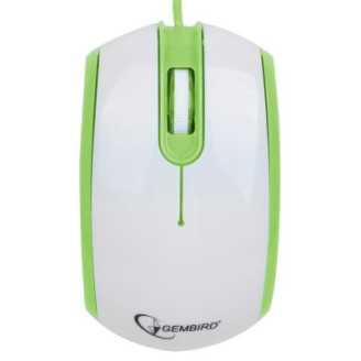 Мышь Gembird MUS-105-G White-green USB