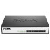 Коммутатор D-Link DES-1008P+ (4*FE, 4*PoE+, 140W Max)