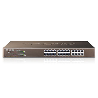 Коммутатор TP-Link TL-SF1024 (24хFE, металл, монтаж в стойку)