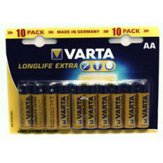 Батарейка Varta Longlife AA/LR06 BL 10шт