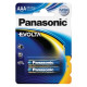 Батарейка Panasonic Evolta AAA/LR03 BL 2 шт