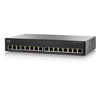 Коммутатор Cisco SB SG110-16HP 16-Port PoE Gigabit Switch`