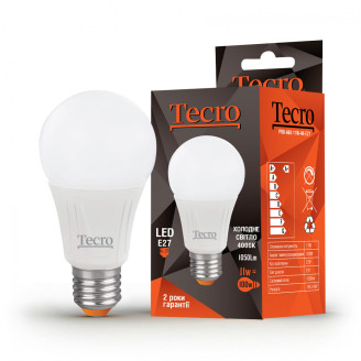 Лампа светодиодная Tecro 11W E27 4000K (PRO-A60-11W-4K-E27)
