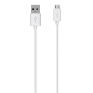 Кабель Belkin Mixit USB2.0-MicroUSB, 2м White (F2CU012bt2M-WHT)