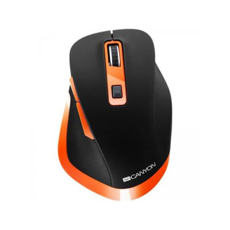 Мышь беспроводная Canyon CNS-CMSW14DG Black/Orange