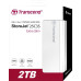 Накопитель внешний HDD 2.5 USB 2.0TB Transcend StoreJet 25C3S Silver (TS2TSJ25C3S)