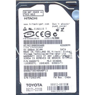 Накопитель HDD 2.5 PATA   80GB Hitachi (HEJ421080G9AT00)