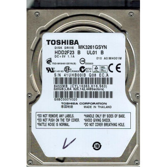 Накопитель HDD 2.5 SATA  320GB Toshiba 7200rpm 16MB (MK3261GSYN) гар. 12 мес. Refurbished