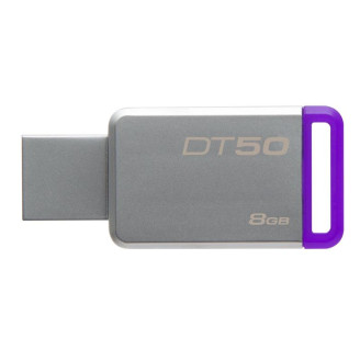 Флеш-накопитель USB3.1  8GB Kingston DataTraveler 50 Metal/Purple (DT50/8GB)