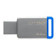 Флеш-накопитель USB3.1 64GB Kingston DataTraveler 50 Metal/Blue (DT50/64GB)