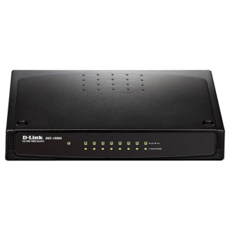 Коммутатор D-Link DGS-1008A (8*GE, plastic)