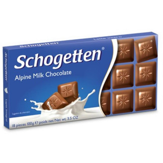 Шоколад молочный Schogetten Alpine Milk, 100 г (Германия)