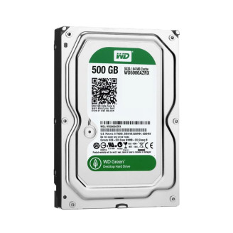 Накопитель HDD SATA  500GB WD Green 5400rpm 64МB (WD5000AZRX) гар. 12 мес. Refurbished