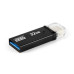 Флеш-накопитель USB3.0 32GB OTG GOODRAM OTN3 (Twin) Black (OTN3-0320K0R11)