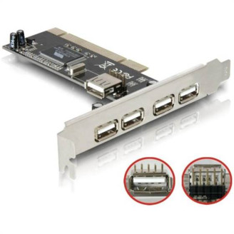 Контроллер USB 2.0 PCI card, 4-port, NEC chip