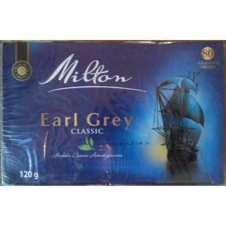 Чай черный Milton Earl Grey Classic, 80 пак. (Польша)