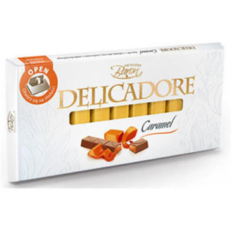 Шоколад молочный Baron Delicadore Caramel, 200 г (Польша)