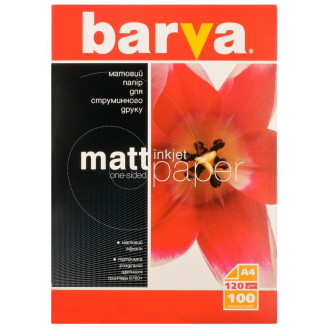 Фотобумага Barva матовая 120г/м2 A4 100л (IP-A120-005)