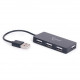 Концентратор USB2.0 Gembird UHB-U2P4-03 Black 4хUSB2.0