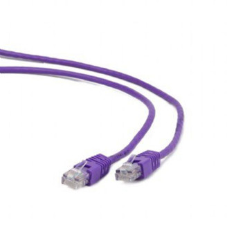 Патч-корд Cablexpert (PP6-0.25M/V) FTP, литой, 50u штекер с защелкой, 0.25 м, фиолетовый