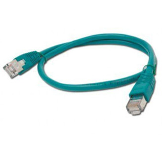 Патч-корд Cablexpert (PP6-0.5M/G) FTP, литой, 50u штекер с защелкой, 0.5 м, зелёный