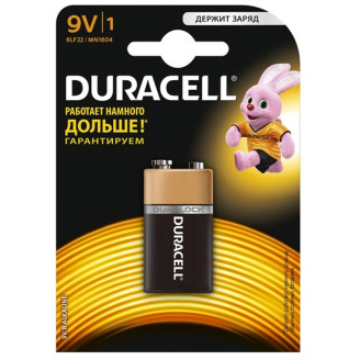 Батарейка Duracell Basic 6LR61/MN1604 BL 1шт