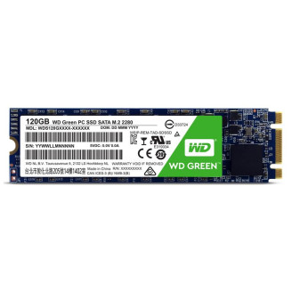 Накопитель SSD  120GB WD Green M.2 2280 SATAIII TLC (WDS120G2G0B)