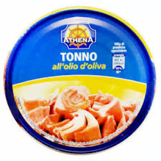 Тунец в оливковом масле Athena Tonno All Olio D Oliva, 80 г (Италия)