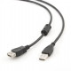 Кабель Cablexpert удлинитель USB - USB V 2.0 (M/F), 4.5 м, ферритовый фильтр, черный (CCF-USB2-AMAF-15)