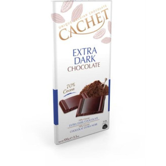 Шоколад черный Cachet Extra Dark 70%, 100 г (Бельгия)