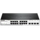 Коммутатор D-Link DGS-1210-20 16port 1Gbit, 4SFP Smart