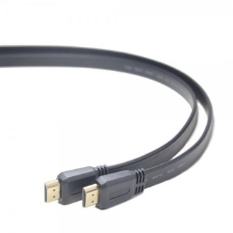 Кабель Cablexpert (CC-HDMI4F-10) HDMI(M) - HDMI(M) v1.4, плоский, черный, 3м