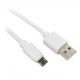 Кабель Viewcon (VC-USB2-001) USB2.0(M) - microUSB(M), белый, 1м (круглый)