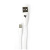 Кабель 2E USB2.0-USB Type-C, 1м White (2E-CCTC24-1W)