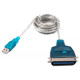 Кабель Viewcon VEN 12 USB1.1-LPT, 1.8м, блистер