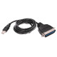Кабель Viewcon VEN 11 USB1.1-LPT, 1.2м, блистер
