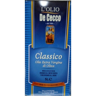 Оливковое масло De Cecco Extra Vergine Classico, 5 л (Италия)