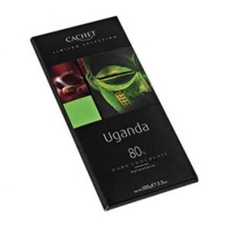 Шоколад черный Cachet Uganda 80%, 100 г (Бельгия)