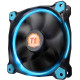 Вентилятор Thermaltake Riing 12 LED Blue (CL-F038-PL12BU-A), 120х120х25 мм, 3pin, черный